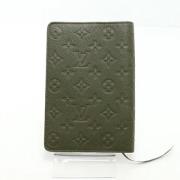 Pre-owned Leather home-office Louis Vuitton Vintage , Green , Dames