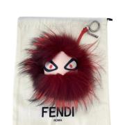 Tweedehands Burgundy Fendi sleutelhanger Fendi Vintage , Red , Unisex