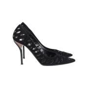 Pre-owned Suede heels Jimmy Choo Pre-owned , Black , Dames