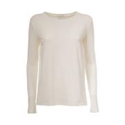 Comfortabele T-shirt met lange mouwen Le Tricot Perugia , Beige , Dame...