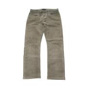 Pre-owned Corduroy bottoms Tom Ford Pre-owned , Green , Dames