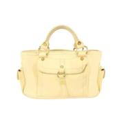 Preated lederen celine-bags Celine Vintage , Beige , Dames