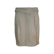 Pre-owned Silk bottoms Gucci Vintage , Gray , Dames