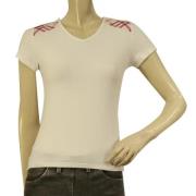 Pre-owned Cotton tops Burberry Vintage , White , Dames