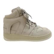 Pre-owned Leather sneakers Isabel Marant Pre-owned , Beige , Dames