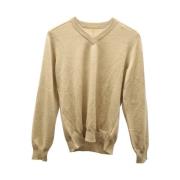 Pre-owned Wool tops Maison Margiela Pre-owned , Beige , Dames