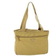 Pre-owned Canvas prada-bags Prada Vintage , Beige , Dames