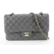 Tweedehands schoudertas met RFID-plaat Chanel Vintage , Gray , Dames