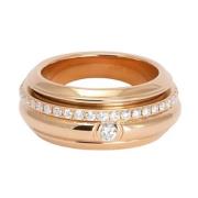 Pre-owned Rose Gold rings Piaget Pre-owned , Yellow , Dames