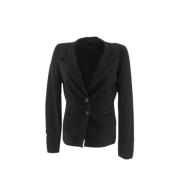 Zwarte Wollen Blazer, Maat 36 Isabel Marant Pre-owned , Black , Dames