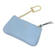 Pre-owned Leather key-holders Gucci Vintage , Blue , Dames