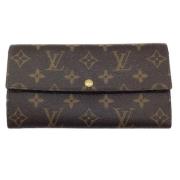 Tweedehands Bruin Leren Louis Vuitton Portemonnee Louis Vuitton Vintag...