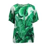 Pre-owned Silk tops Dolce & Gabbana Pre-owned , Green , Dames