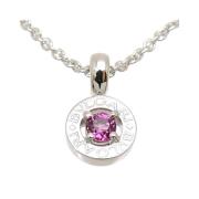 Pre-owned White Gold necklaces Bvlgari Vintage , Pink , Dames