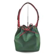 Tweedehands schoudertas Louis Vuitton Vintage , Green , Dames