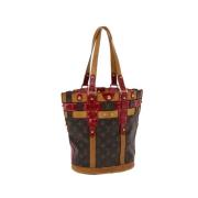 Pre-owned Canvas louis-vuitton-bags Louis Vuitton Vintage , Brown , Da...