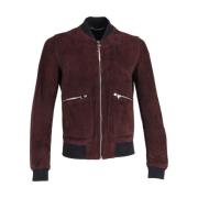 Pre-owned Suede outerwear Dolce & Gabbana Pre-owned , Red , Dames