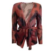 Pre-owned Polyester tops Dries van Noten Pre-owned , Red , Dames