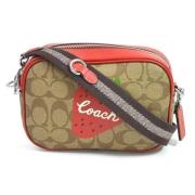 Pre-owned Canvas shoulder-bags Coach Pre-owned , Beige , Unisex