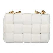 Pre-owned Leather crossbody-bags Bottega Veneta Vintage , White , Dame...