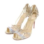 Pre-owned Sandalen Christian Louboutin Pre-owned , Gray , Dames