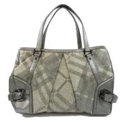 Pre-owned Canvas totes Burberry Vintage , Gray , Dames