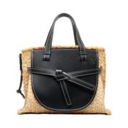 Zwarte leren Loewe schoudertas Loewe Pre-owned , Black , Dames