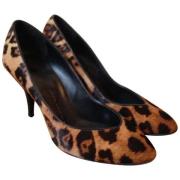 Pre-owned Pony hair heels Giuseppe Zanotti Pre-owned , Brown , Dames