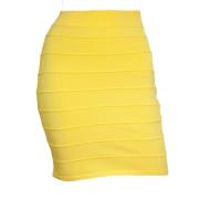 Pre-owned Fabric bottoms Balmain Pre-owned , Yellow , Dames