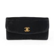 Tweedehands Portemonnees Chanel Vintage , Black , Dames