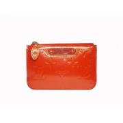 Tweedehands portemonnees Louis Vuitton Vintage , Orange , Dames