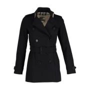 Pre-owned Polyester outerwear Burberry Vintage , Black , Dames