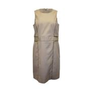 Pre-owned Cotton dresses Michael Kors Pre-owned , Beige , Dames