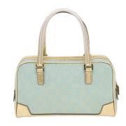 Pre-owned Canvas handbags Gucci Vintage , Blue , Dames