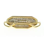 Pre-owned Metal rings Versace Pre-owned , Yellow , Unisex