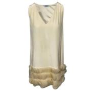 Pre-owned Silk dresses Moschino Pre-Owned , White , Dames