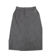 Tweedehands rok Louis Vuitton Vintage , Gray , Dames