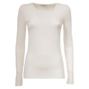 Lange Mouwen T-Shirt Le Tricot Perugia , White , Dames