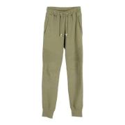 Pre-owned Cotton bottoms Balmain Pre-owned , Green , Dames