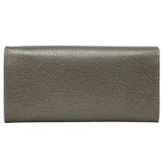 Pre-owned Leather wallets Salvatore Ferragamo Pre-owned , Gray , Dames
