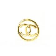 Metalen Chanel Sieraden, Tweedehands Chanel Vintage , Yellow , Dames