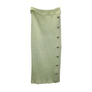 Pre-owned Fabric bottoms Balmain Pre-owned , Green , Dames