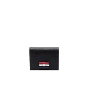 3-Bow Double Card Holder IN Pebble Grain Leather - L10, H8 Thom Browne...