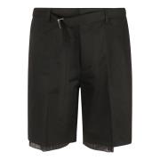 Zwarte op maat gemaakte shorts Lanvin , Black , Heren