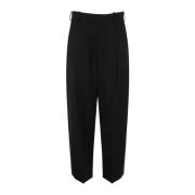 Stijlvolle Wijde Pijp Broek Marni , Black , Dames