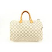 Tweedehands handtas Louis Vuitton Vintage , Beige , Dames