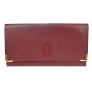 Pre-owned Canvas handbags Cartier Vintage , Red , Dames