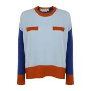 Comfortabele en stijlvolle Mxb15 Cloud Roundneck Sweater Marni , Blue ...