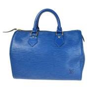 Pre-owned Leather louis-vuitton-bags Louis Vuitton Vintage , Blue , Un...