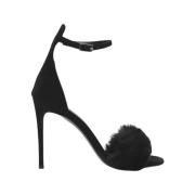 High Heel Sandals Giuliano Galiano , Black , Dames